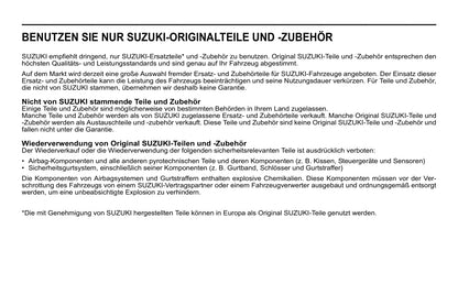 2018-2019 Suzuki Jimny Bedienungsanleitung | Deutsch