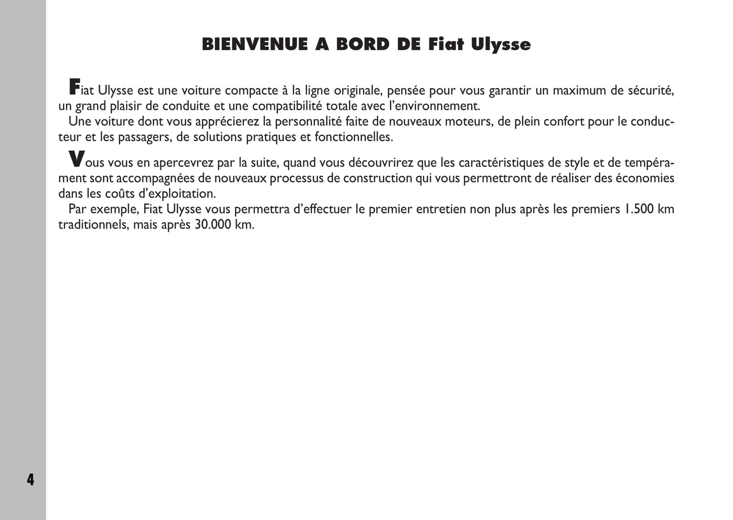 2002-2007 Fiat Ulysse Manuel du propriétaire | Français
