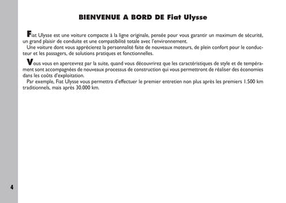 2009-2010 Fiat Ulysse Bedienungsanleitung | Französisch