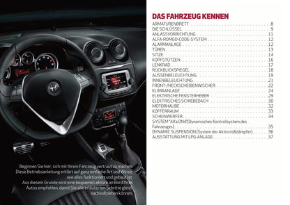 2016-2020 Alfa Romeo MiTo Gebruikershandleiding | Duits