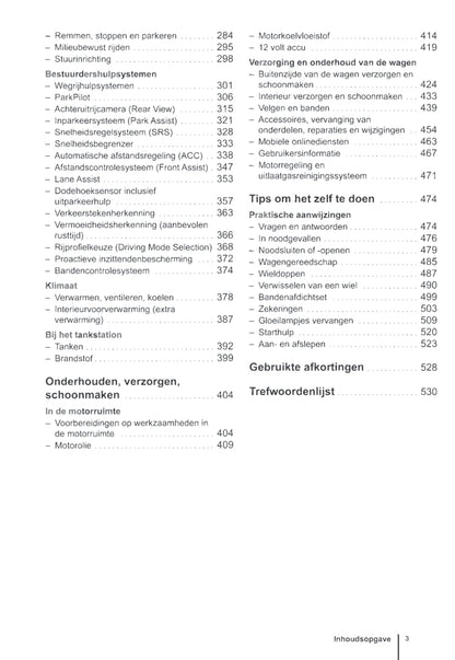 2012-2017 Volkswagen Golf Owner's Manual | Dutch