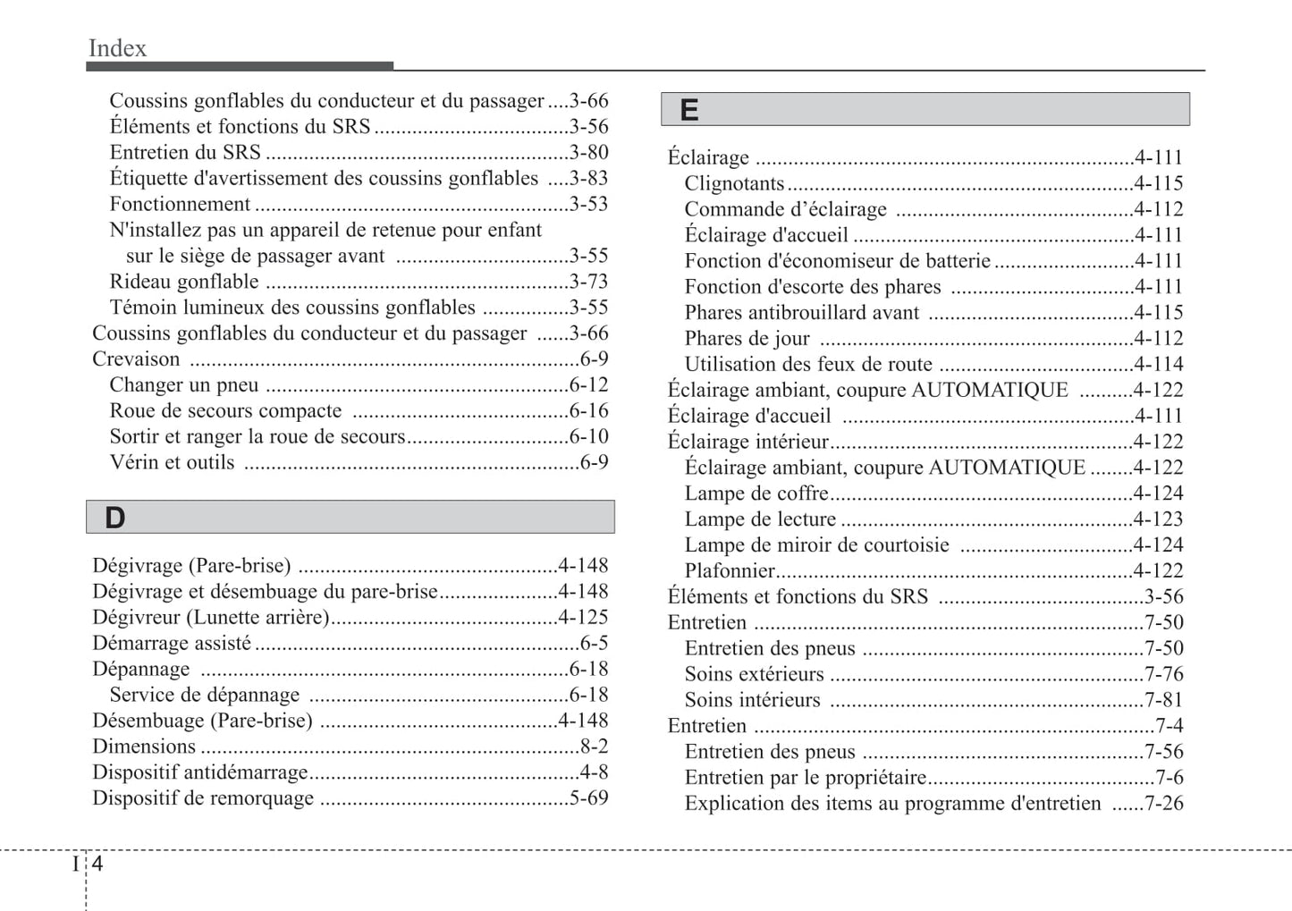 2014 Kia Sorento Owner's Manual | French