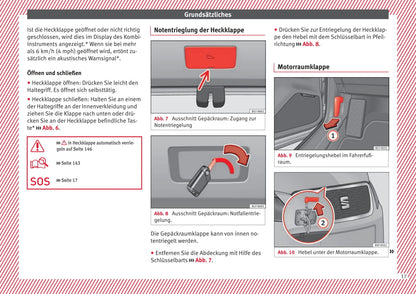 2017-2018 Seat Ateca Owner's Manual | German