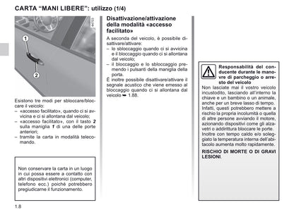 2019-2021 Renault Clio Manuel du propriétaire | Italien