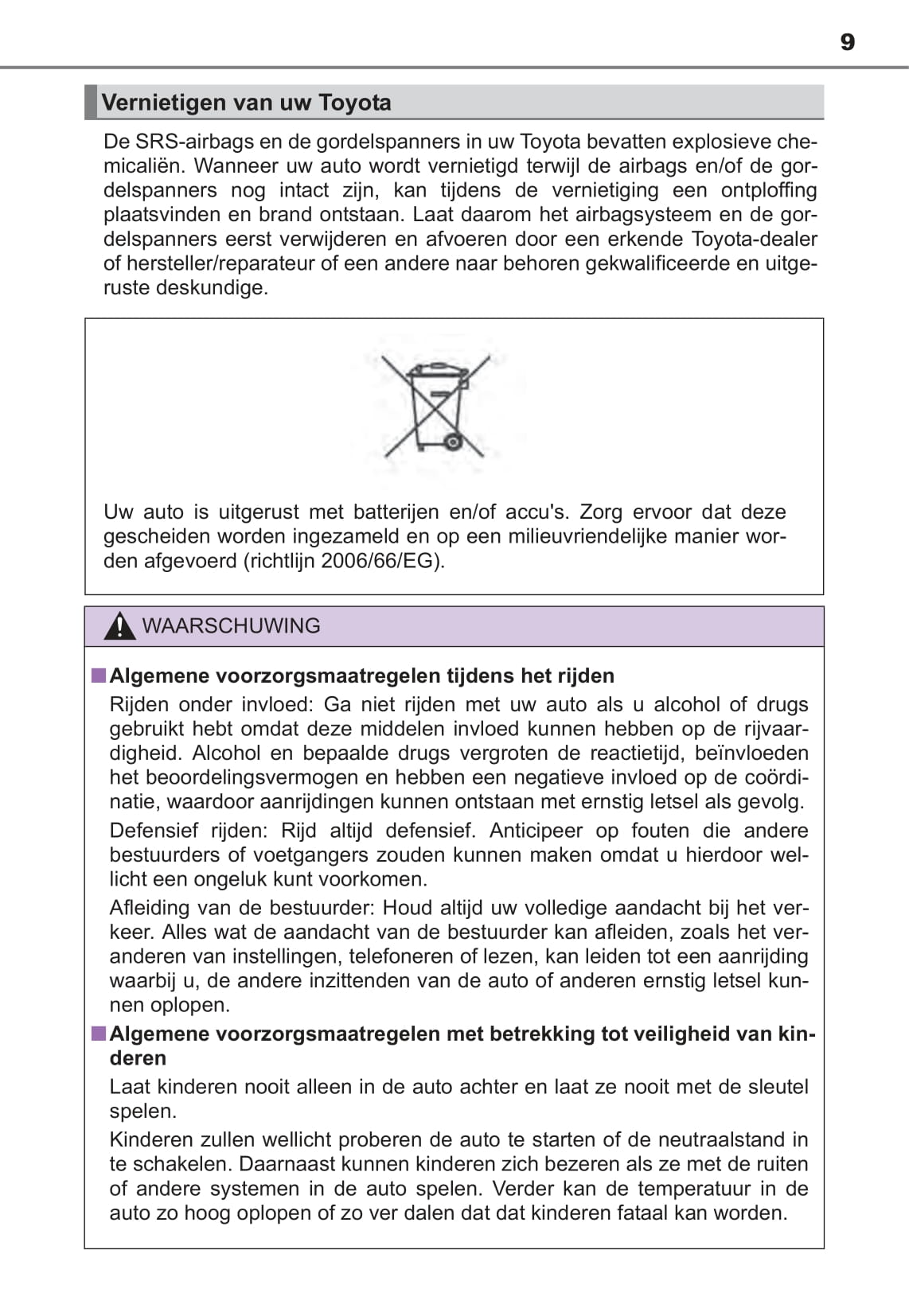 2016 Toyota Avensis Owner's Manual | Dutch – Car Manuals
