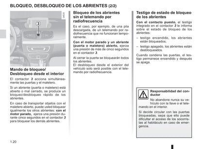 2012-2013 Renault Fluence Z.E. Owner's Manual | Spanish