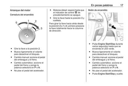 2019-2020 Opel Mokka X Owner's Manual | Spanish