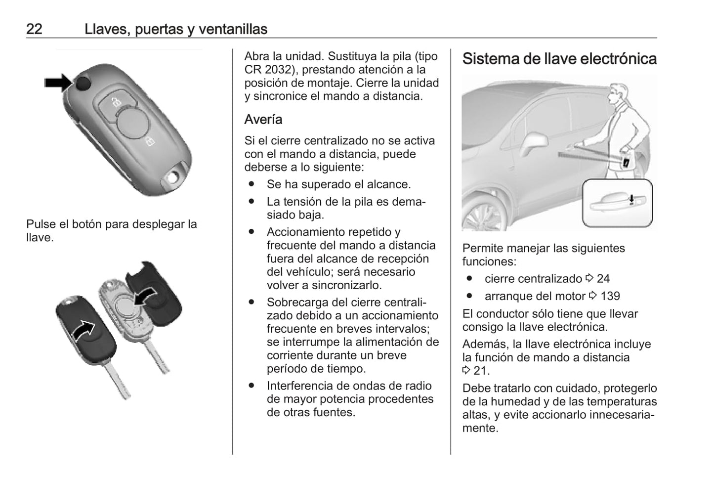2019-2020 Opel Mokka X Manuel du propriétaire | Espagnol