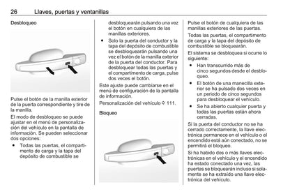 2019-2020 Opel Mokka X Gebruikershandleiding | Spaans