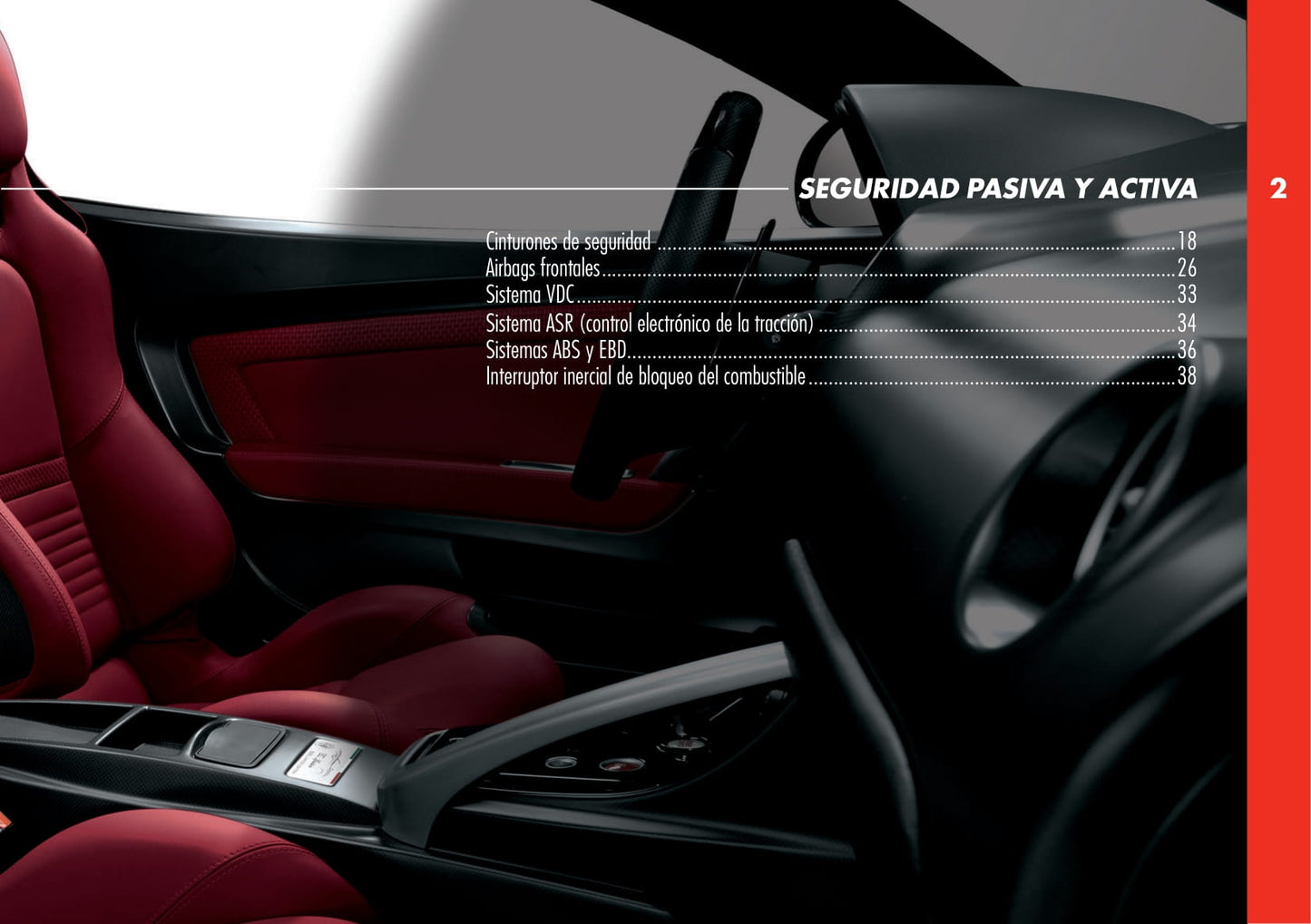 2010 Alfa Romeo 8C Bedienungsanleitung | Spanisch