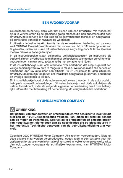 2020-2021 Hyundai i10 Gebruikershandleiding | Nederlands