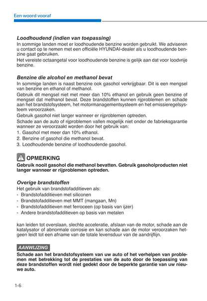 2020-2021 Hyundai i10 Owner's Manual | Dutch