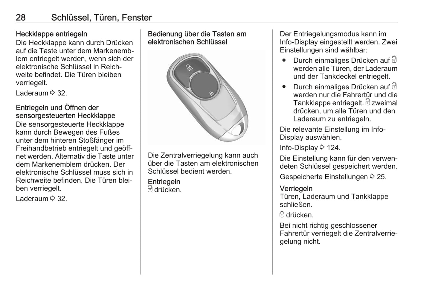 2020-2021 Opel Insignia/Insignia Grand Sport/Insignia Sports Tourer Owner's Manual | German