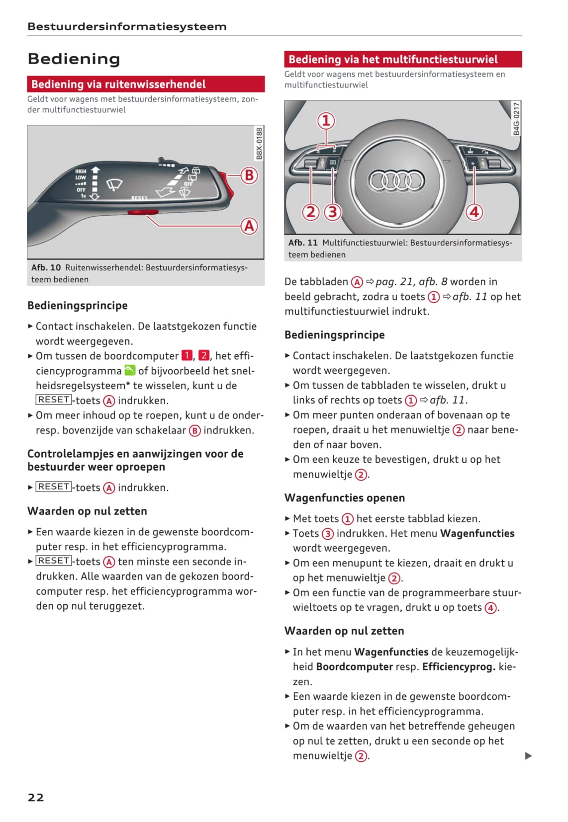 2015-2018 Audi A1 Owner's Manual | Dutch
