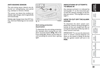 2006-2007 Fiat Stilo Gebruikershandleiding | Engels