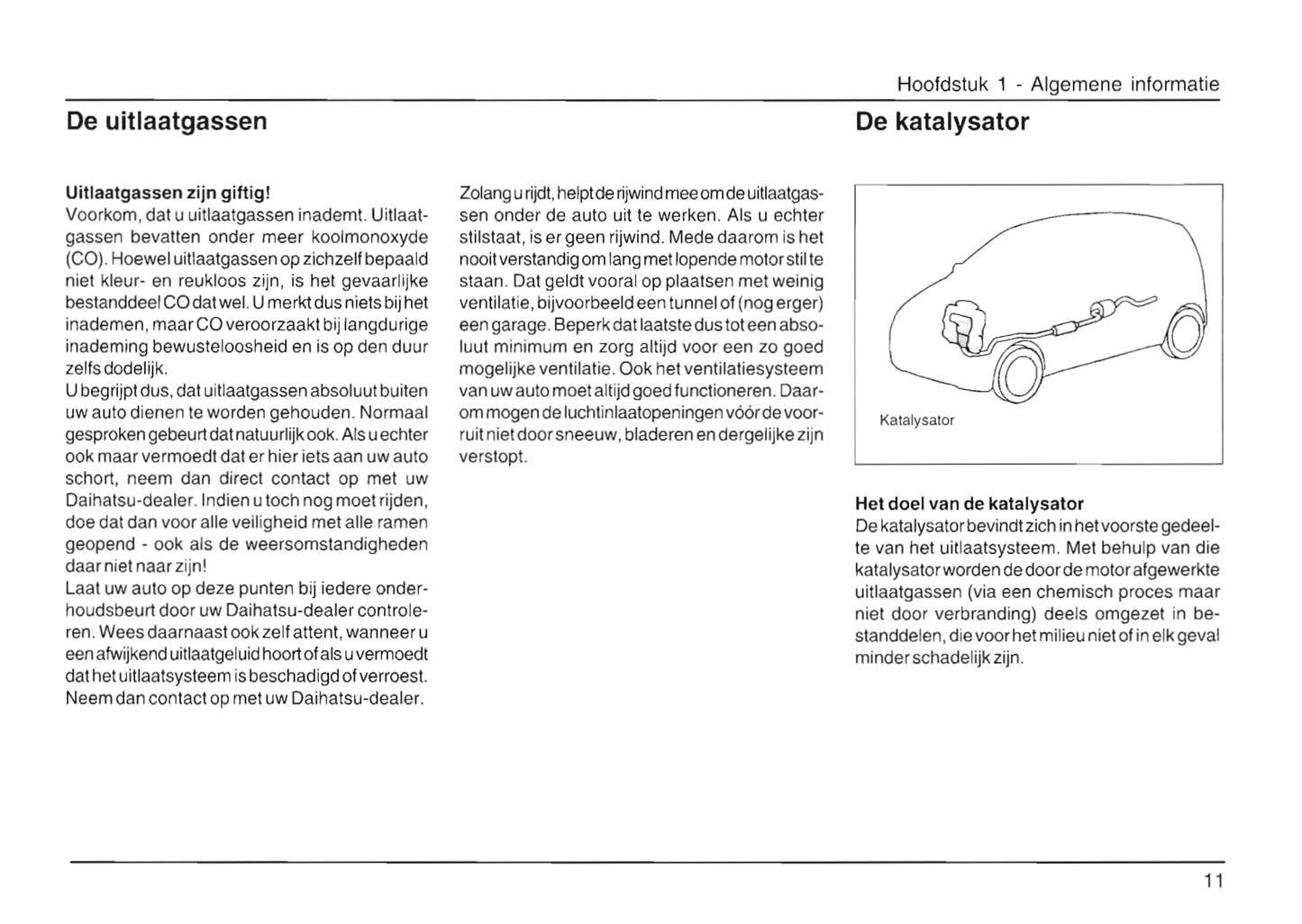 2004-2009 Daihatsu Trevis Gebruikershandleiding | Nederlands