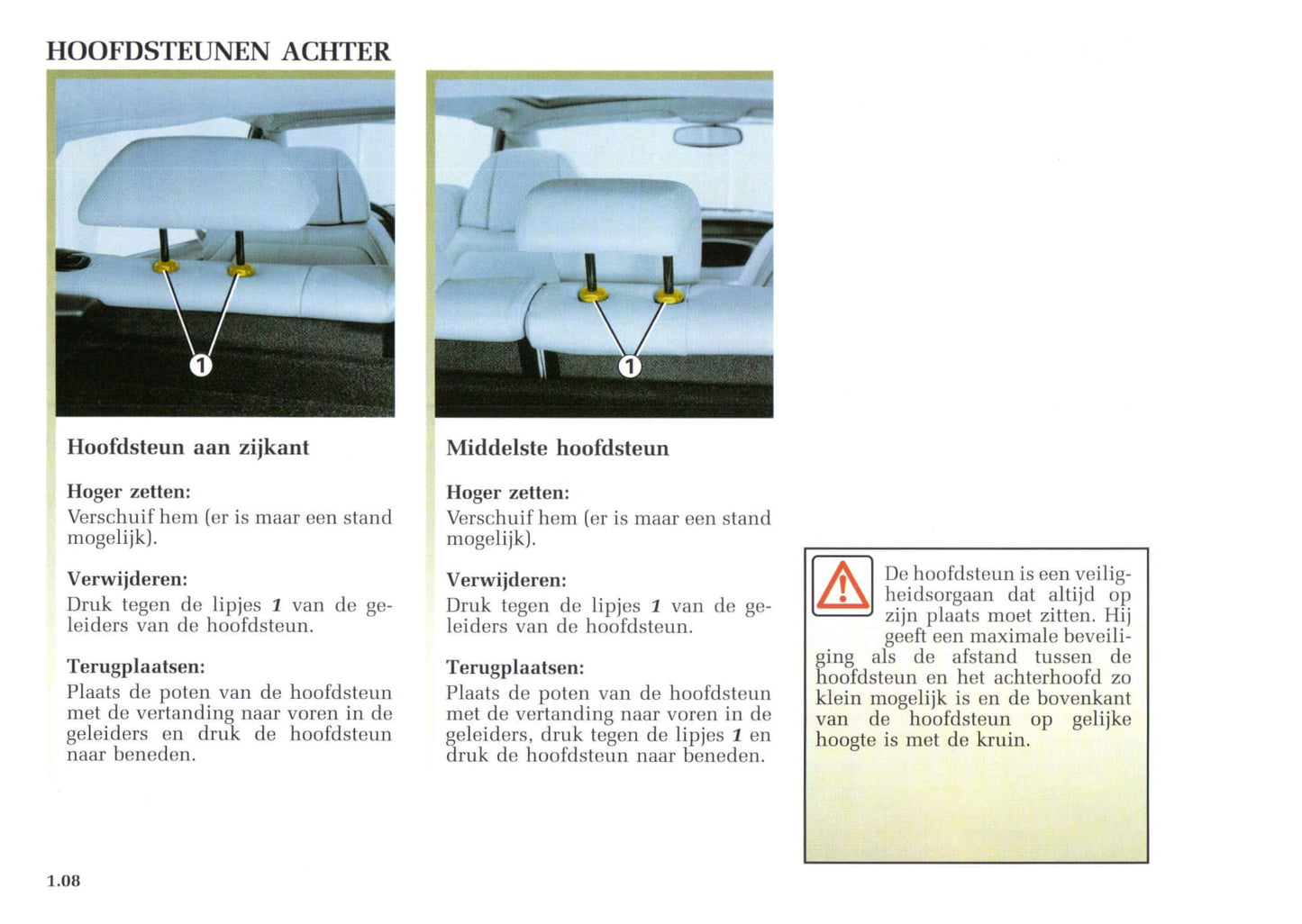 2002-2003 Renault Avantime Bedienungsanleitung | Niederländisch