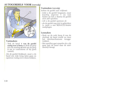 2002-2003 Renault Avantime Owner's Manual | Dutch