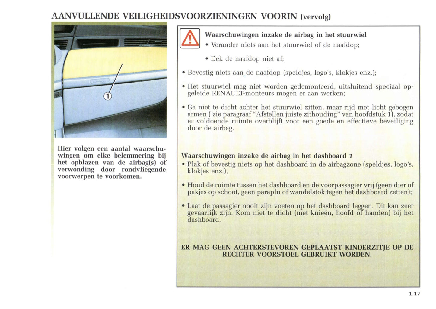 2002-2003 Renault Avantime Owner's Manual | Dutch