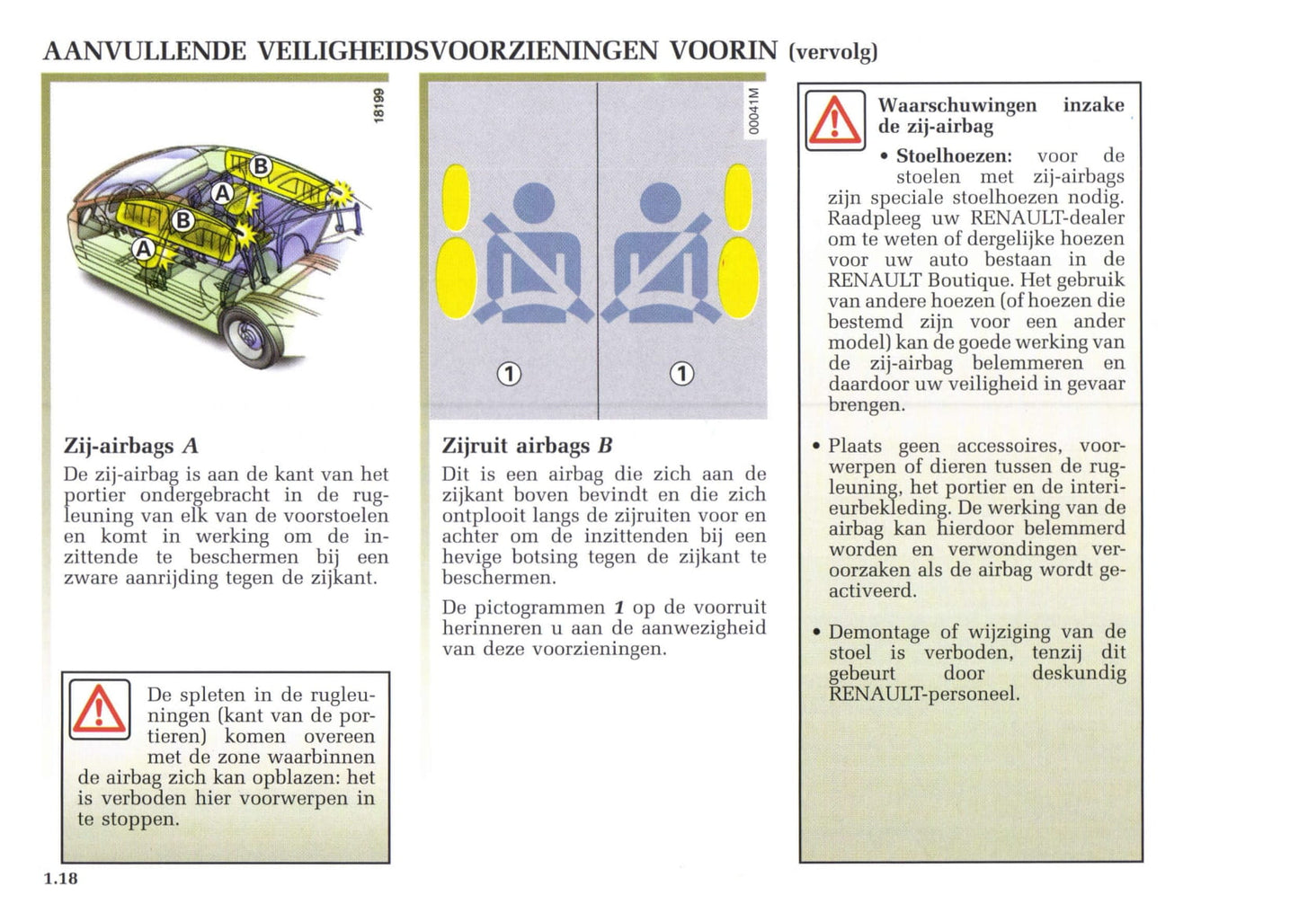 2002-2003 Renault Avantime Bedienungsanleitung | Niederländisch