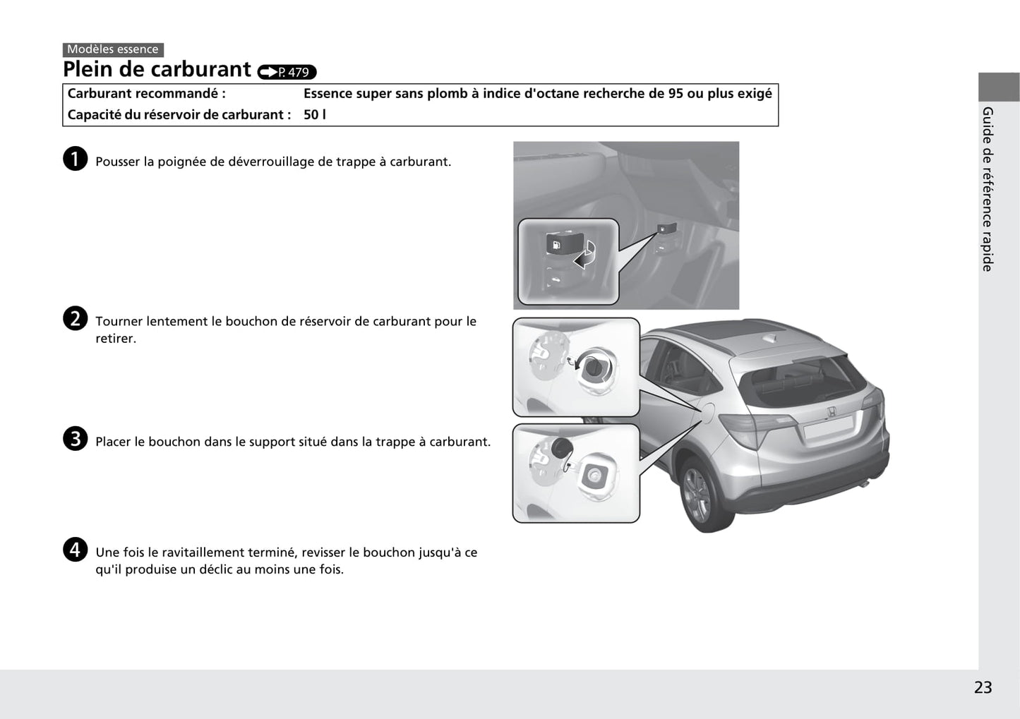 2015-2016 Honda HR-V Owner's Manual | French