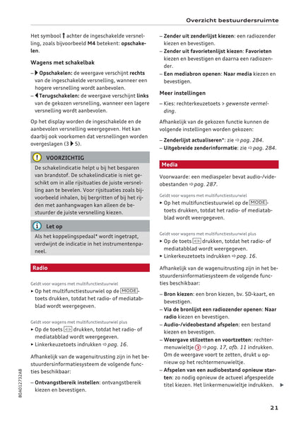 2017 Audi Q5 Owner's Manual | Dutch