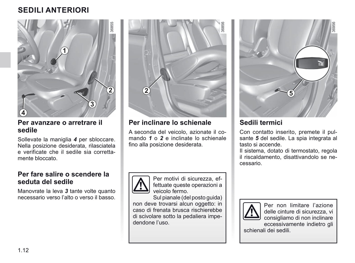 2019-2020 Renault Twingo Owner's Manual | Italian