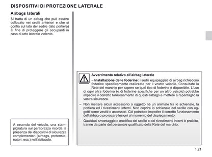 2019-2020 Renault Twingo Bedienungsanleitung | Italienisch