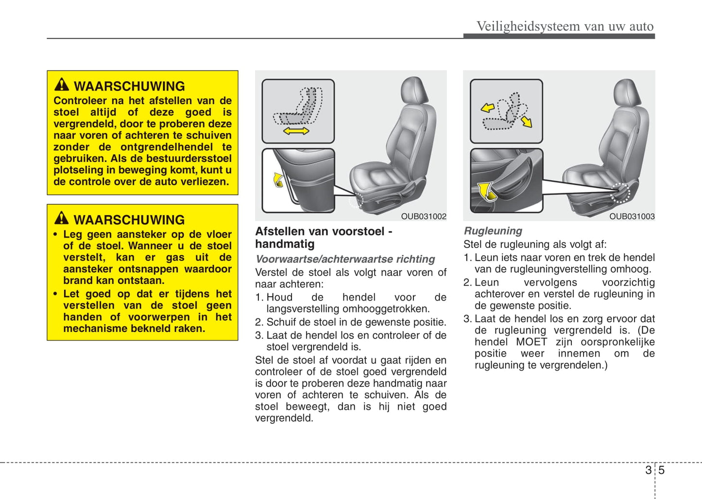2011-2012 Kia Rio Owner's Manual | Dutch