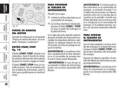 2006-2008 Alfa Romeo Brera Owner's Manual | Spanish