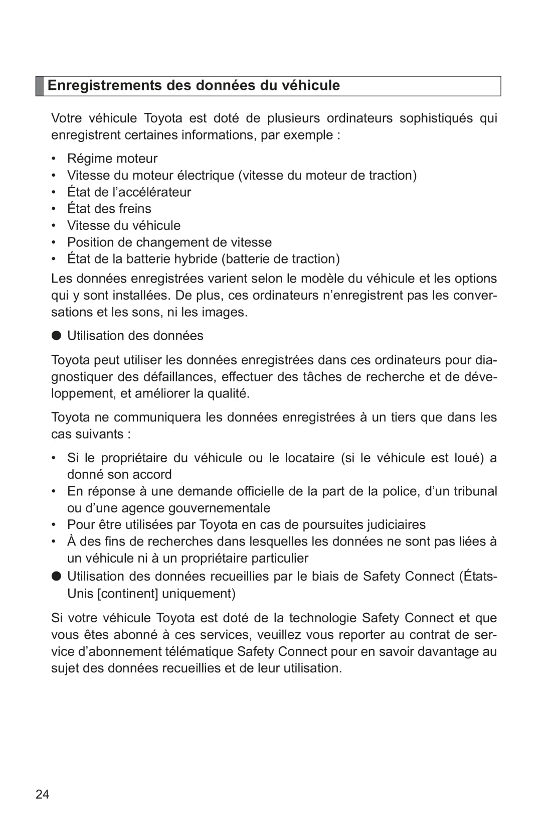 2015 Toyota Prius Owner's Manual | French