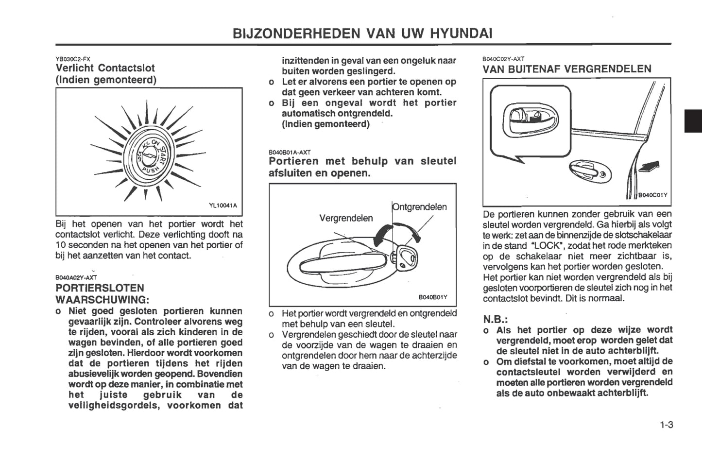 2001-2002 Hyundai Sonata Gebruikershandleiding | Nederlands