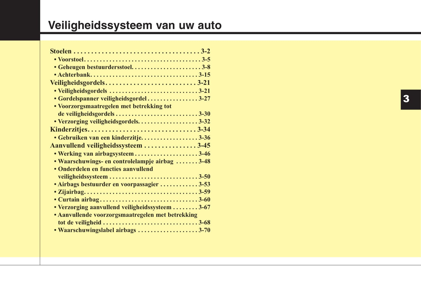 2016-2017 Kia Cee'd Owner's Manual | Dutch
