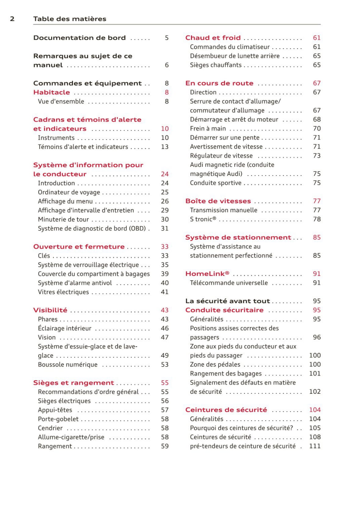 2012-2015 Audi R8 Gebruikershandleiding | Frans