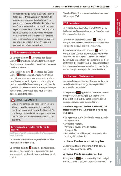 2012-2015 Audi R8 Gebruikershandleiding | Frans