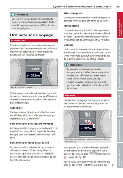 2012-2015 Audi R8 Manuel du propriétaire | Français