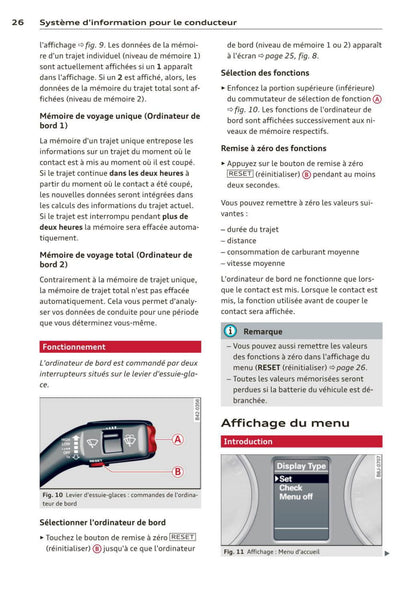 2012-2015 Audi R8/R8 Coupé Owner's Manual | French