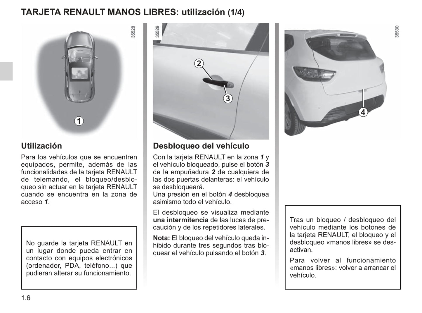 2018-2019 Renault Clio Bedienungsanleitung | Spanisch