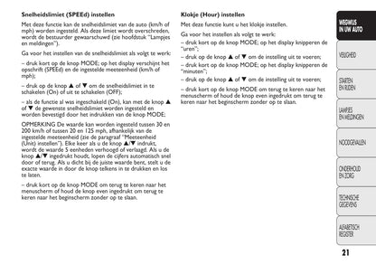 2012-2013 Fiat Ducato Owner's Manual | Dutch