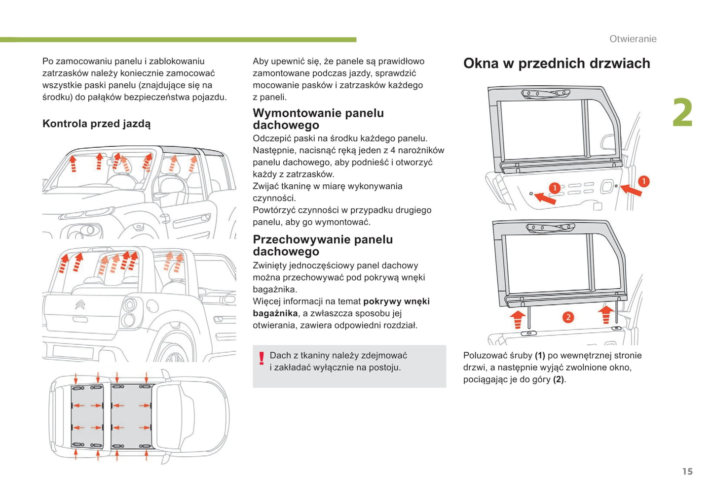 2017-2019 Citroën E-Mehari Owner's Manual | Polish