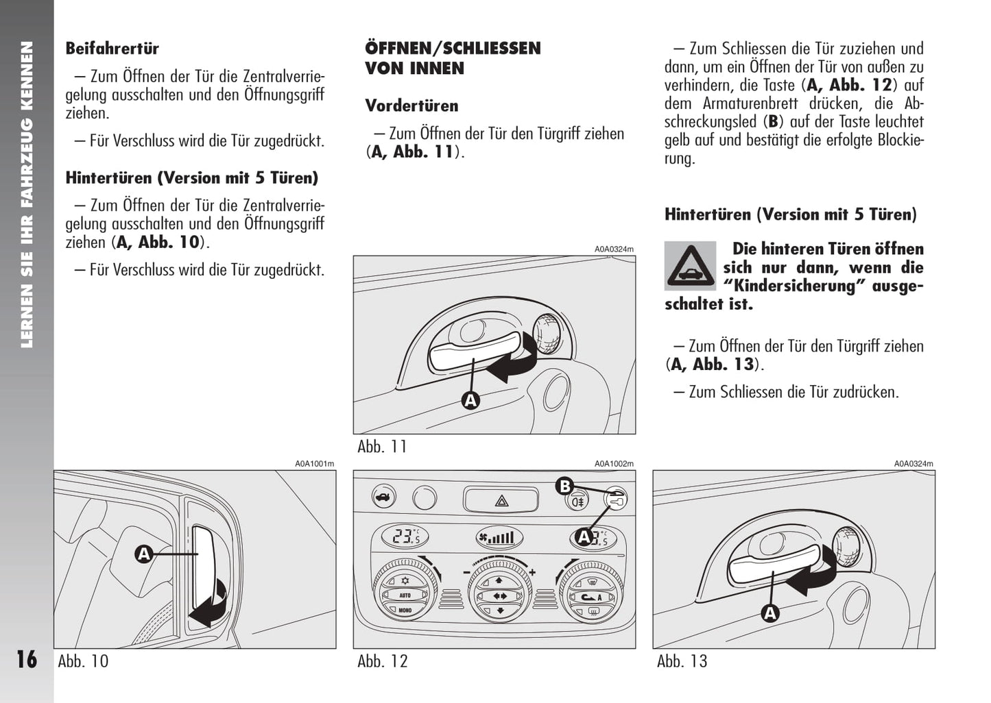 2007-2010 Alfa Romeo 147 Gebruikershandleiding | Duits