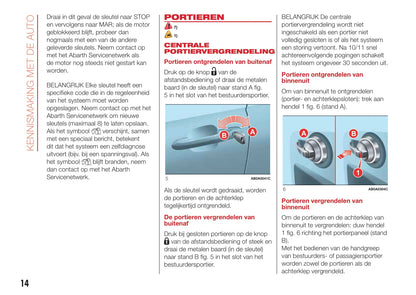 2016-2022 Abarth 595 Owner's Manual | Dutch