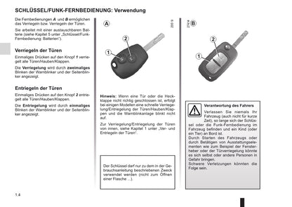 2012-2013 Renault Wind Bedienungsanleitung | Deutsch