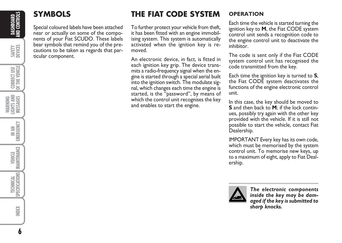 2012-2013 Fiat Scudo Gebruikershandleiding | Engels