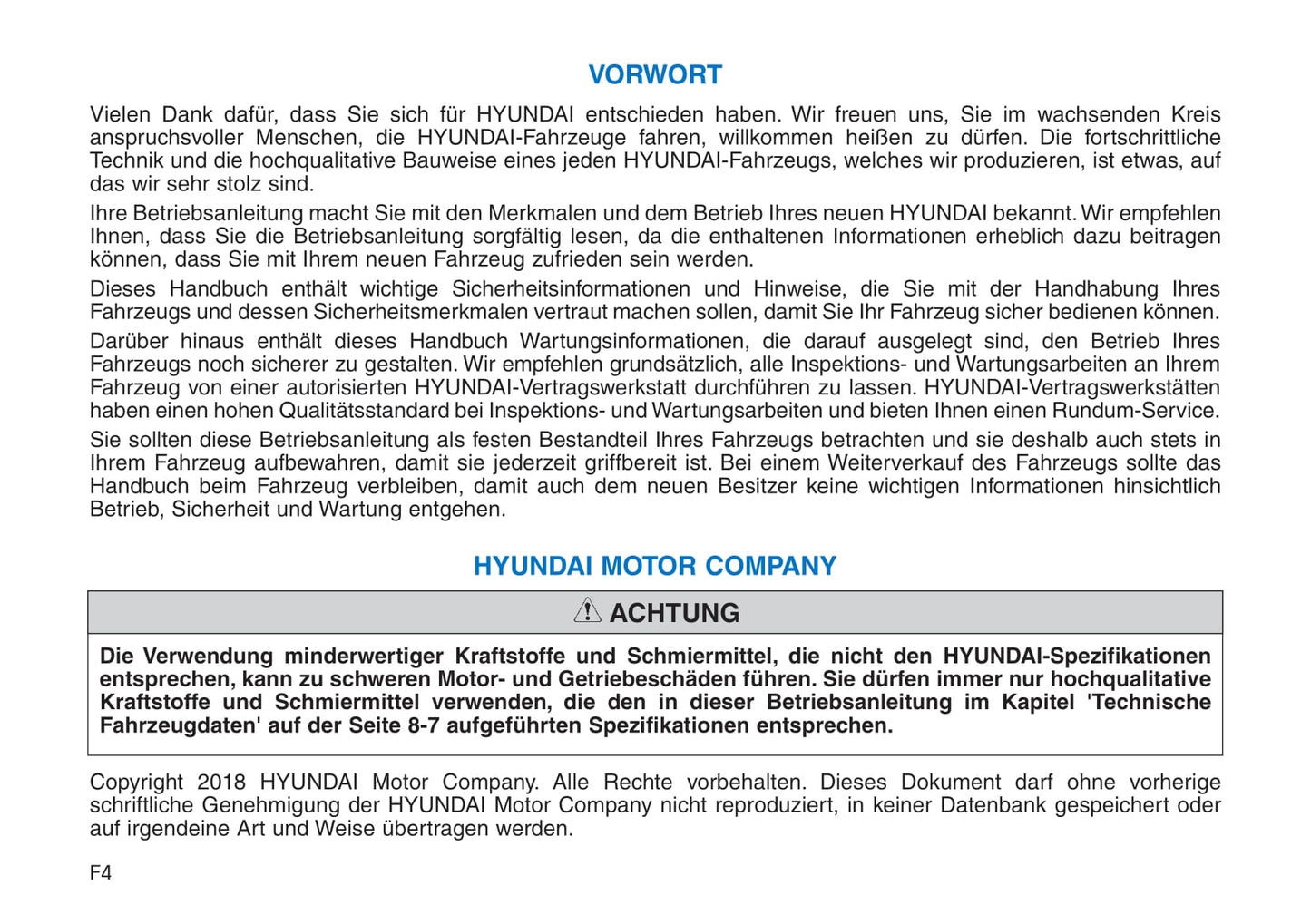 2018-2019 Hyundai Santa Fe Gebruikershandleiding | Duits