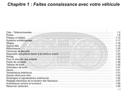 2007-2008 Renault Master Owner's Manual | French