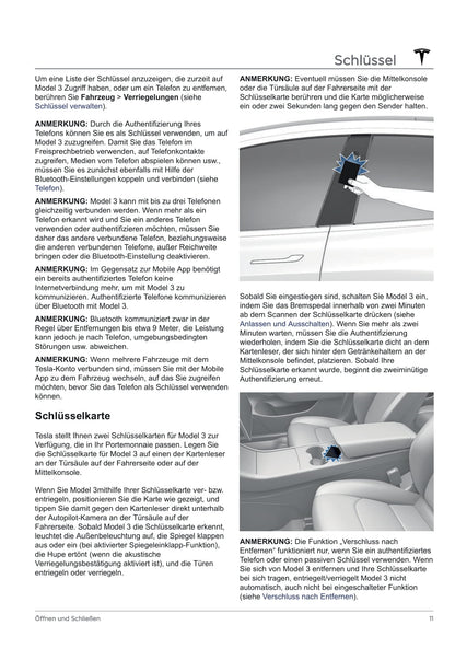 2020 Tesla Model 3 Owner's Manual | German