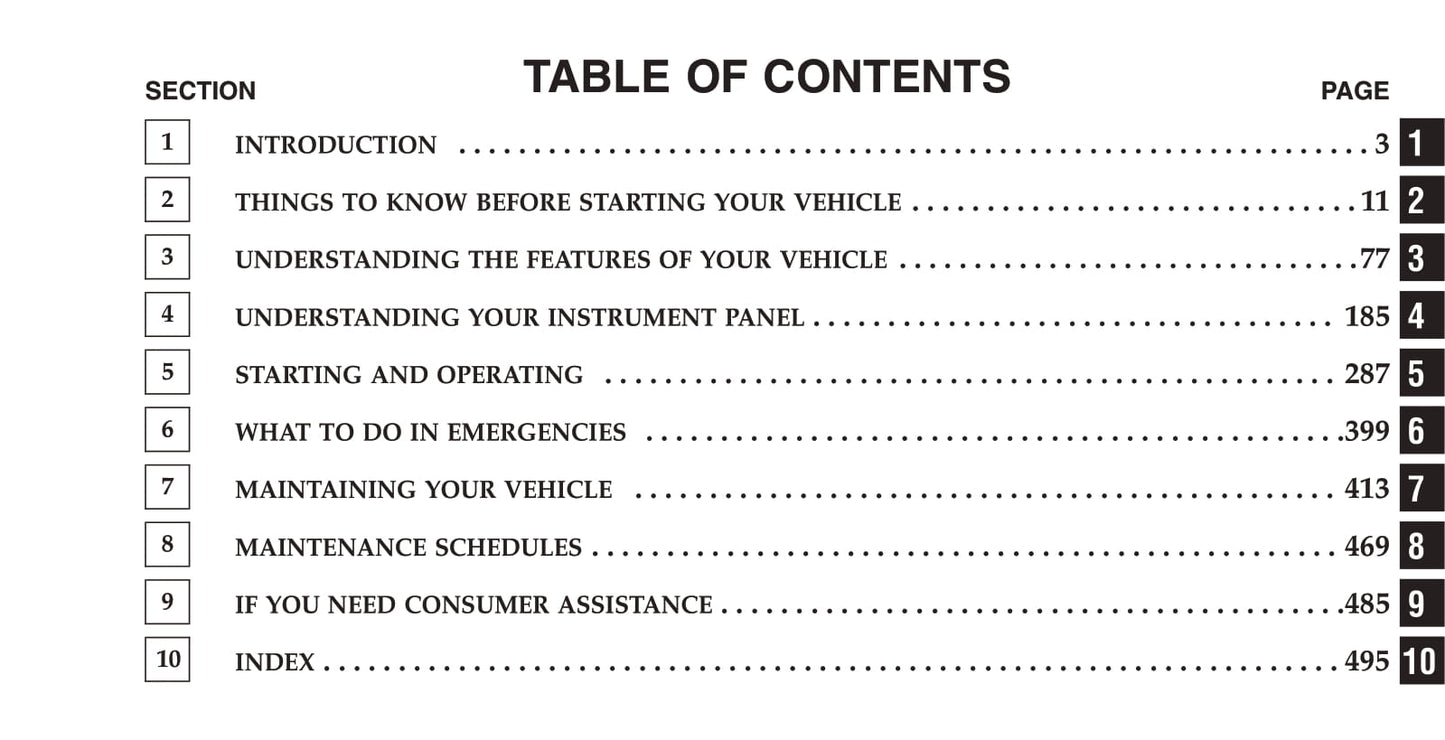 2009 Jeep Commander Owner's Manual | English