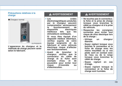 2018-2019 Hyundai Ioniq Hybrid Bedienungsanleitung | Französisch