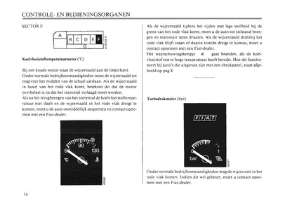 1990-1991 Fiat Croma Owner's Manual | Dutch